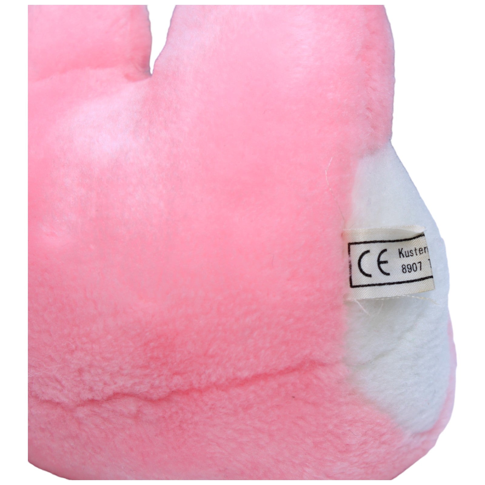 1233690 Bauelemente Kusterer GmbH Vintage Hase, weiß-rosa Kuscheltier Kumpel Leo Gebraucht