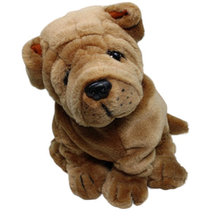 1233700 Sigikid Kikeriki, Hund Shar Pei sitzend Kuscheltier Kumpel Leo Gebraucht