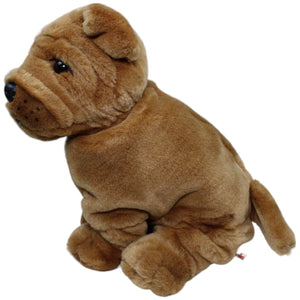 1233700 Sigikid Kikeriki, Hund Shar Pei sitzend Kuscheltier Kumpel Leo Gebraucht