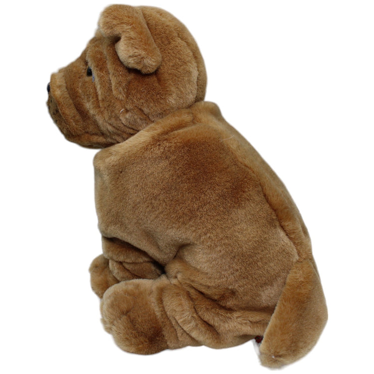 1233700 Sigikid Kikeriki, Hund Shar Pei sitzend Kuscheltier Kumpel Leo Gebraucht