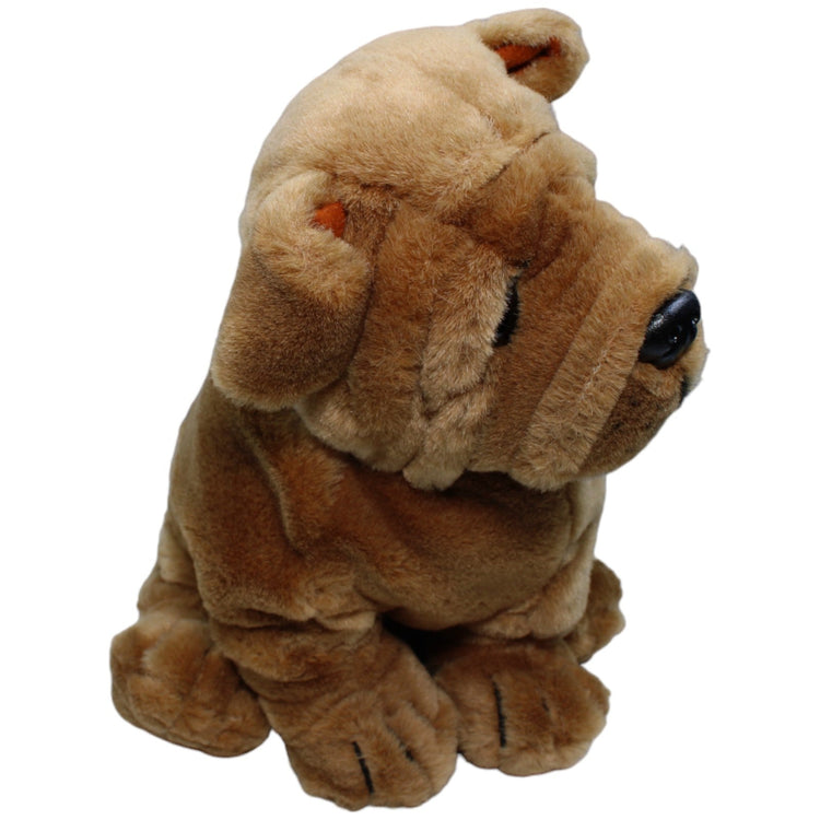 1233700 Sigikid Kikeriki, Hund Shar Pei sitzend Kuscheltier Kumpel Leo Gebraucht