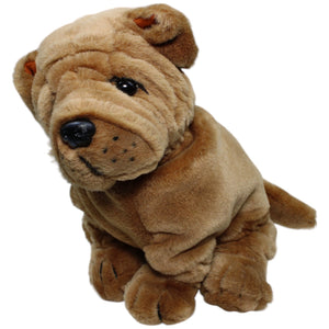 1233700 Sigikid Kikeriki, Hund Shar Pei sitzend Kuscheltier Kumpel Leo Gebraucht