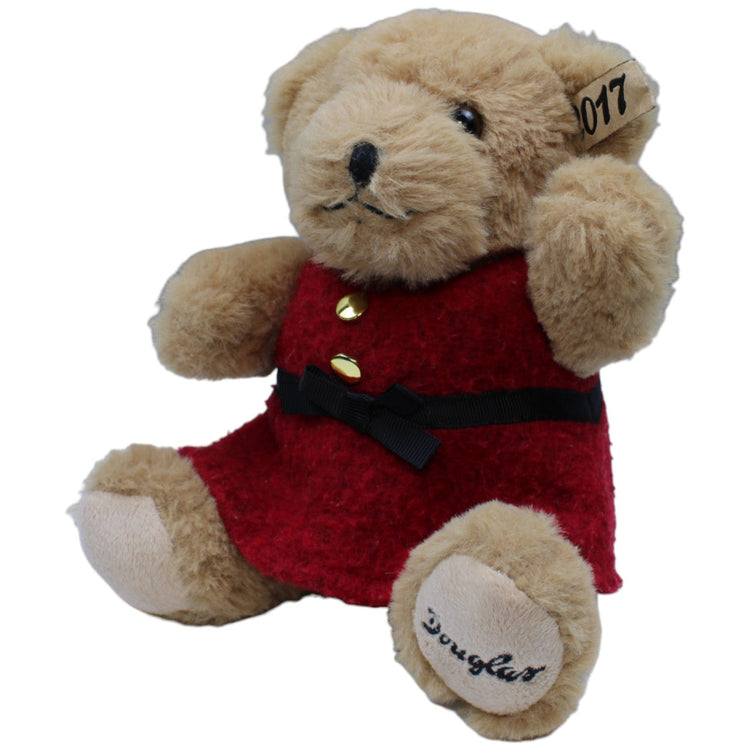 1233702 Douglas Douglas Teddybär 2017 in rotem Kleid Kuscheltier Kumpel Leo Bär Gebraucht