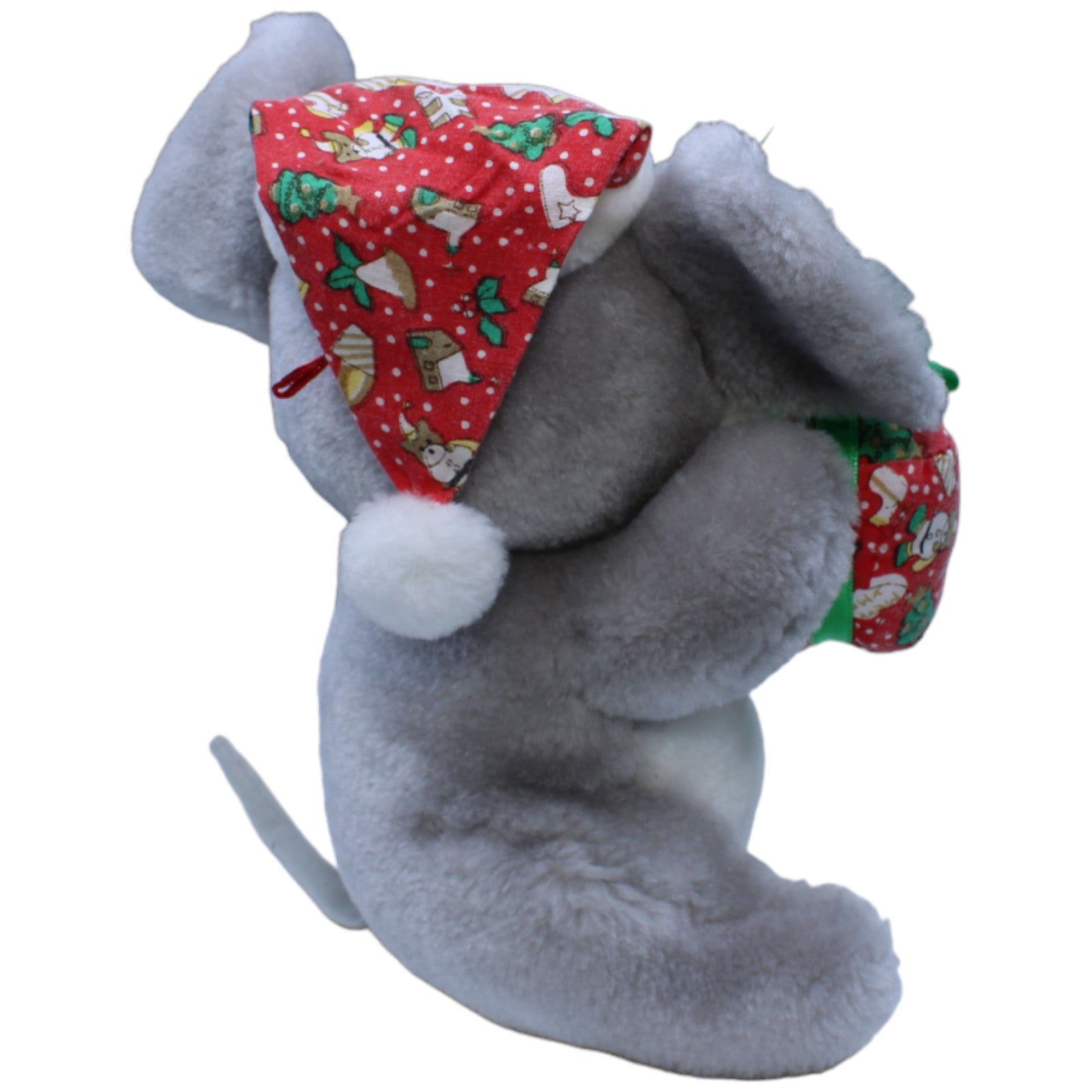 1233715 Magomora Vintage Weihnachts-Maus mit Geschenk Kuscheltier Kumpel Leo Gebraucht Weihnachten