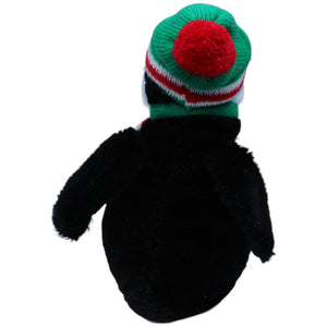 1233727 K + S Hamburg Pinguin mit Strick- Mütze & Schal Kuscheltier Kumpel Leo Gebraucht