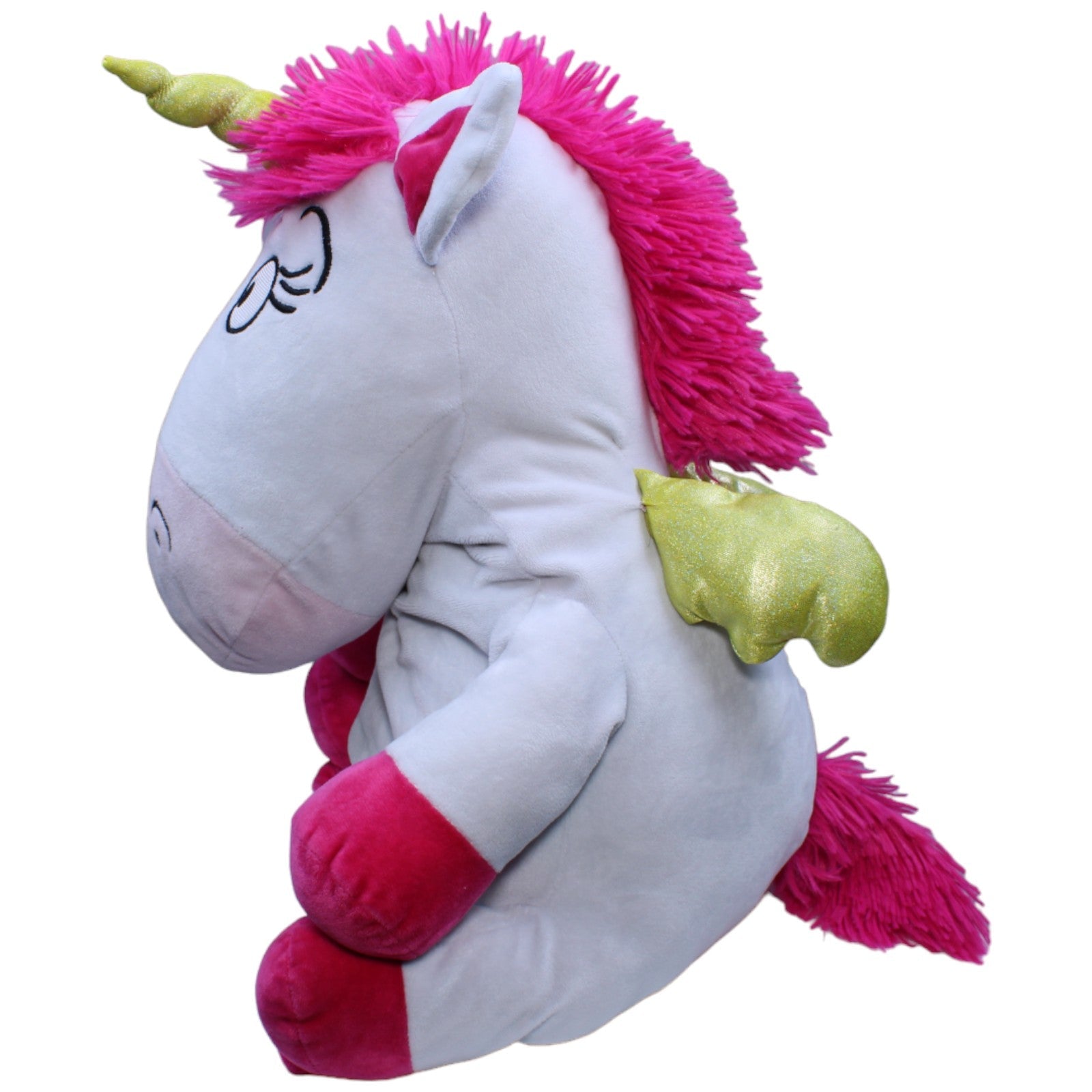 1233735 TEDI Steinbeck, XL Einhorn mit Flügeln sitzend Kuscheltier Kumpel Leo Gebraucht