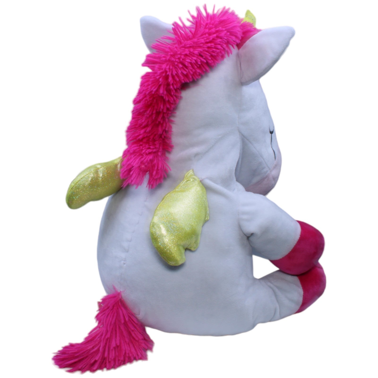 1233735 TEDI Steinbeck, XL Einhorn mit Flügeln sitzend Kuscheltier Kumpel Leo Gebraucht