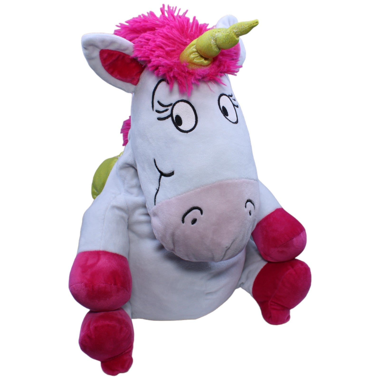 1233735 TEDI Steinbeck, XL Einhorn mit Flügeln sitzend Kuscheltier Kumpel Leo Gebraucht