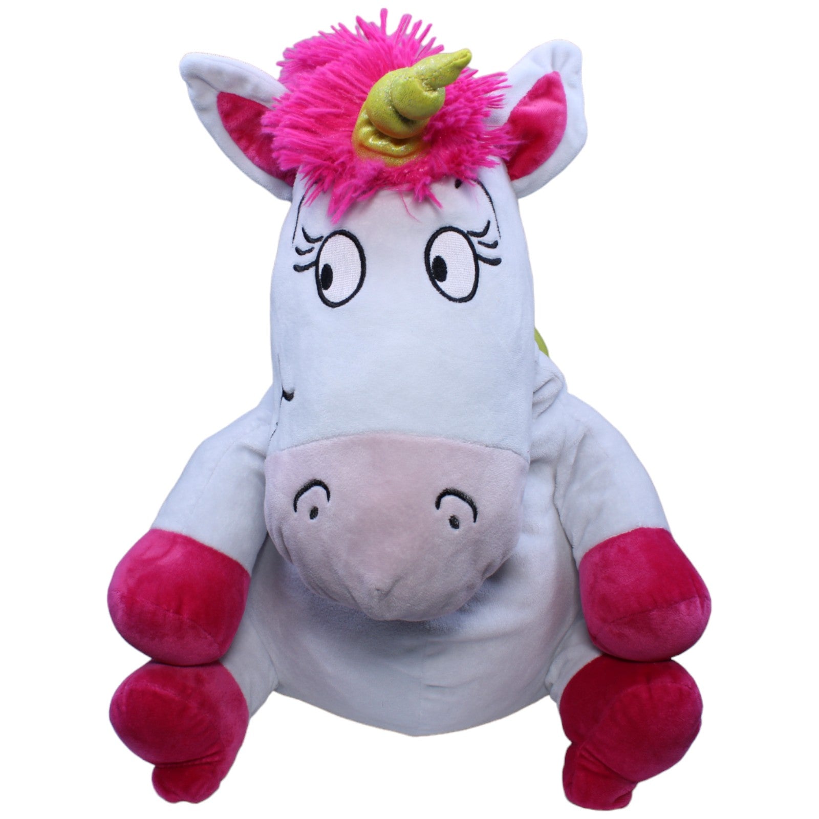 1233735 TEDI Steinbeck, XL Einhorn mit Flügeln sitzend Kuscheltier Kumpel Leo Gebraucht