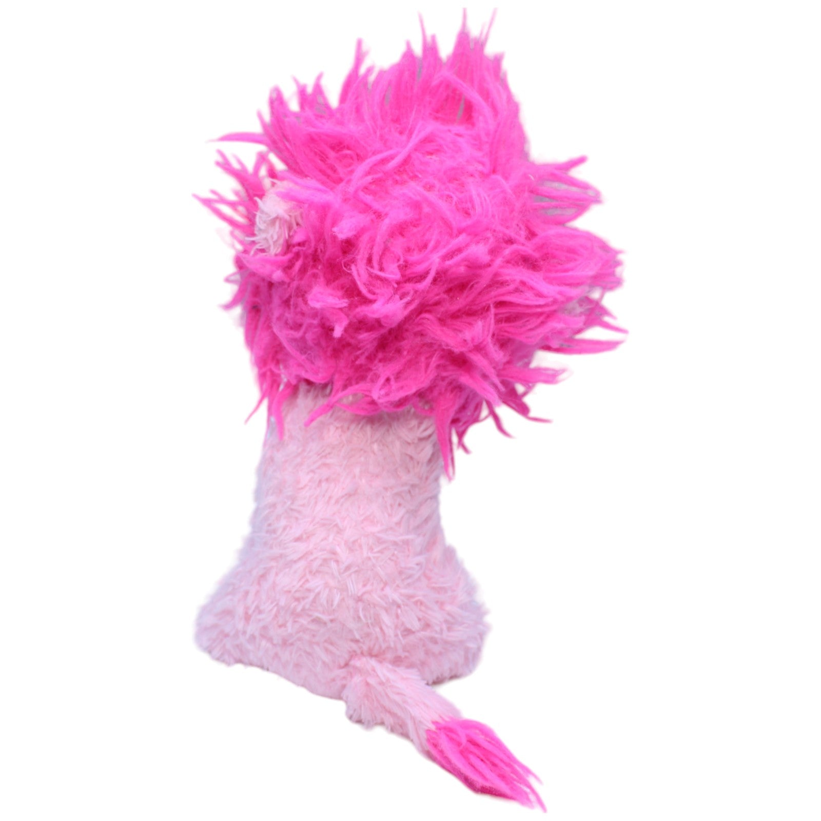 1233741 TY Löwe Fluffy, rosa Kuscheltier Kumpel Leo Gebraucht Glubschi