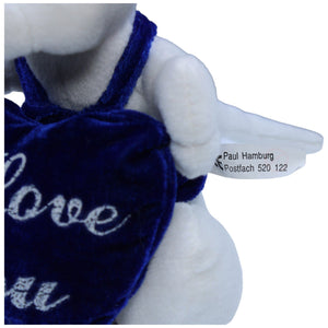 1233742 Paul Hamburg Maus mit Latzhose & Herz "I Love You" Kuscheltier Kumpel Leo Gebraucht