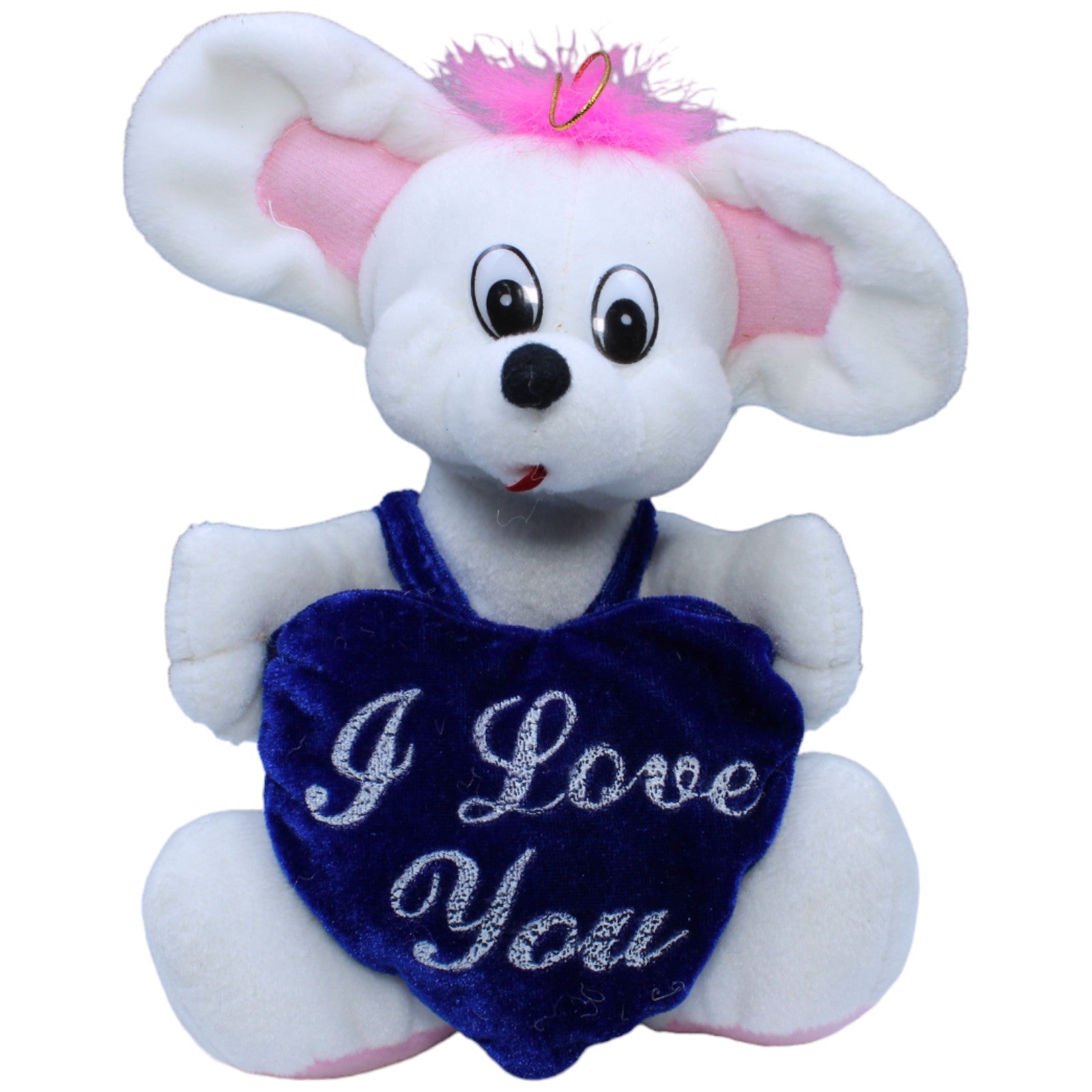 1233742 Paul Hamburg Maus mit Latzhose & Herz "I Love You" Kuscheltier Kumpel Leo Gebraucht