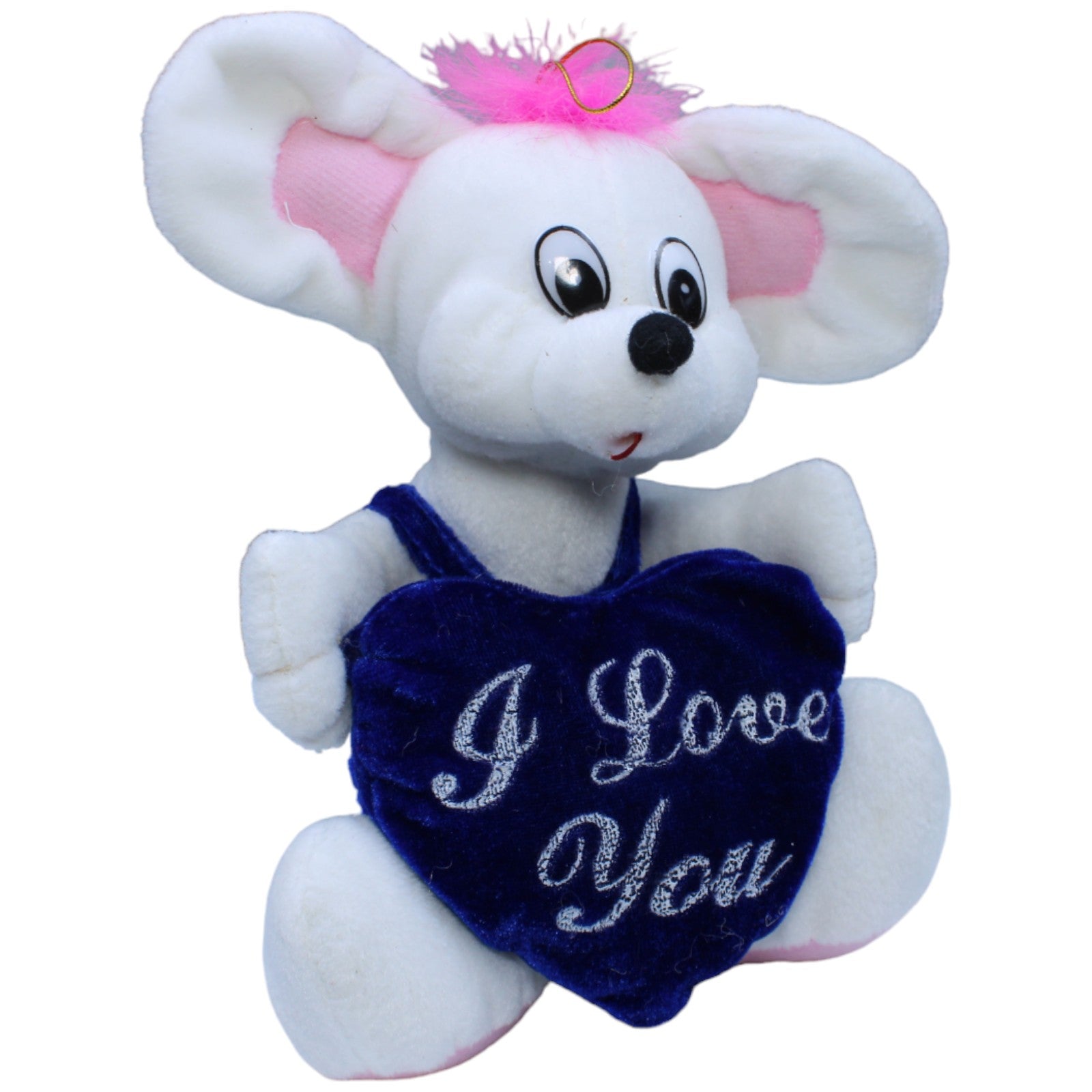 1233742 Paul Hamburg Maus mit Latzhose & Herz "I Love You" Kuscheltier Kumpel Leo Gebraucht