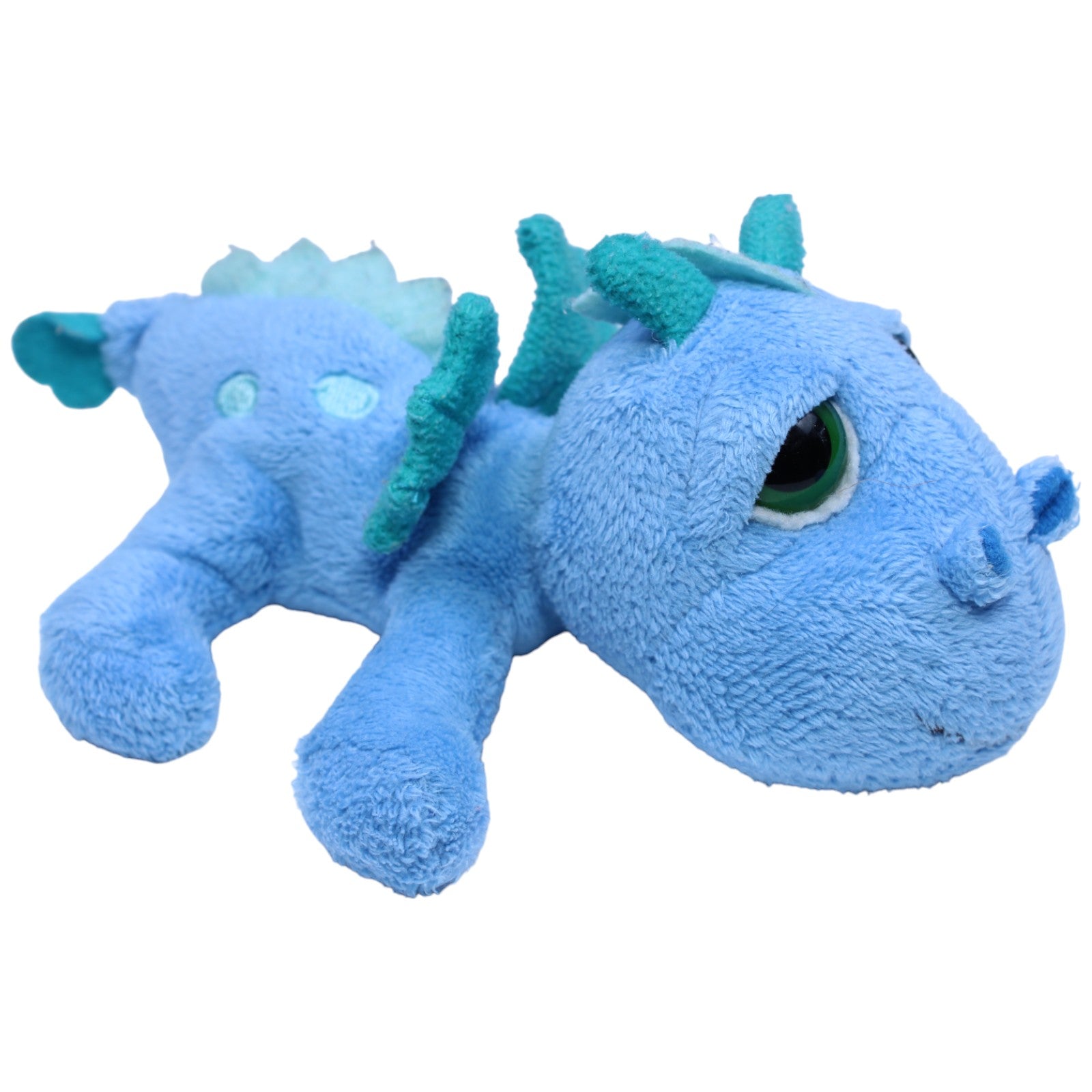 1233748 Russ Berrie Drache, blau Kuscheltier Kumpel Leo Fantasy Gebraucht Märchen