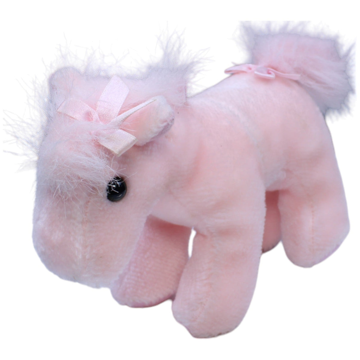 1233758 Unbekannt Einhorn mit Schleifen, rosa Kuscheltier Kumpel Leo Gebraucht