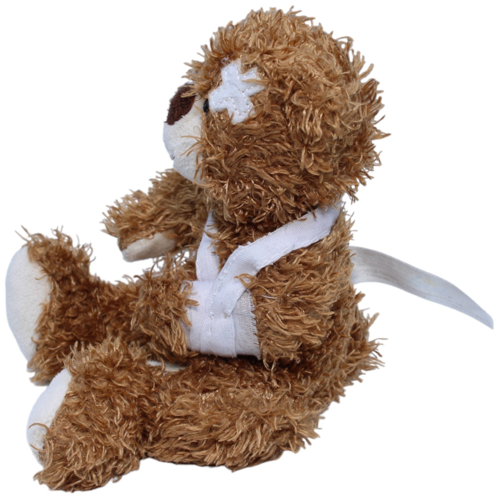 1233761 Sunkid Teddybär braun, verarztet Kuscheltier Kumpel Leo Gebraucht