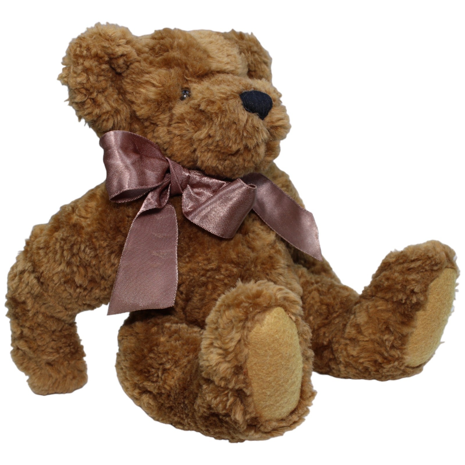 1233803 Sunkid Teddybär mit Schleife und beweglichen Gliedern Kuscheltier Kumpel Leo Gebraucht