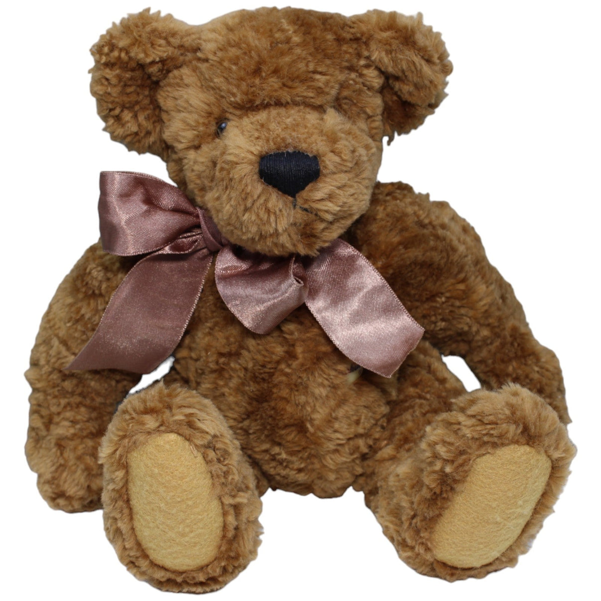 1233803 Sunkid Teddybär mit Schleife und beweglichen Gliedern Kuscheltier Kumpel Leo Gebraucht