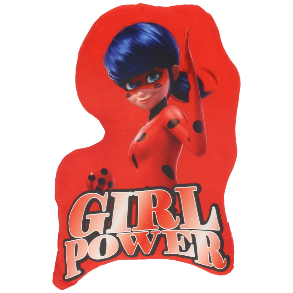 1233807 Aymax SPRL 3D Kissen, Ladybug aus Miraculous "GIRL POWER" Kissen Kumpel Leo neu