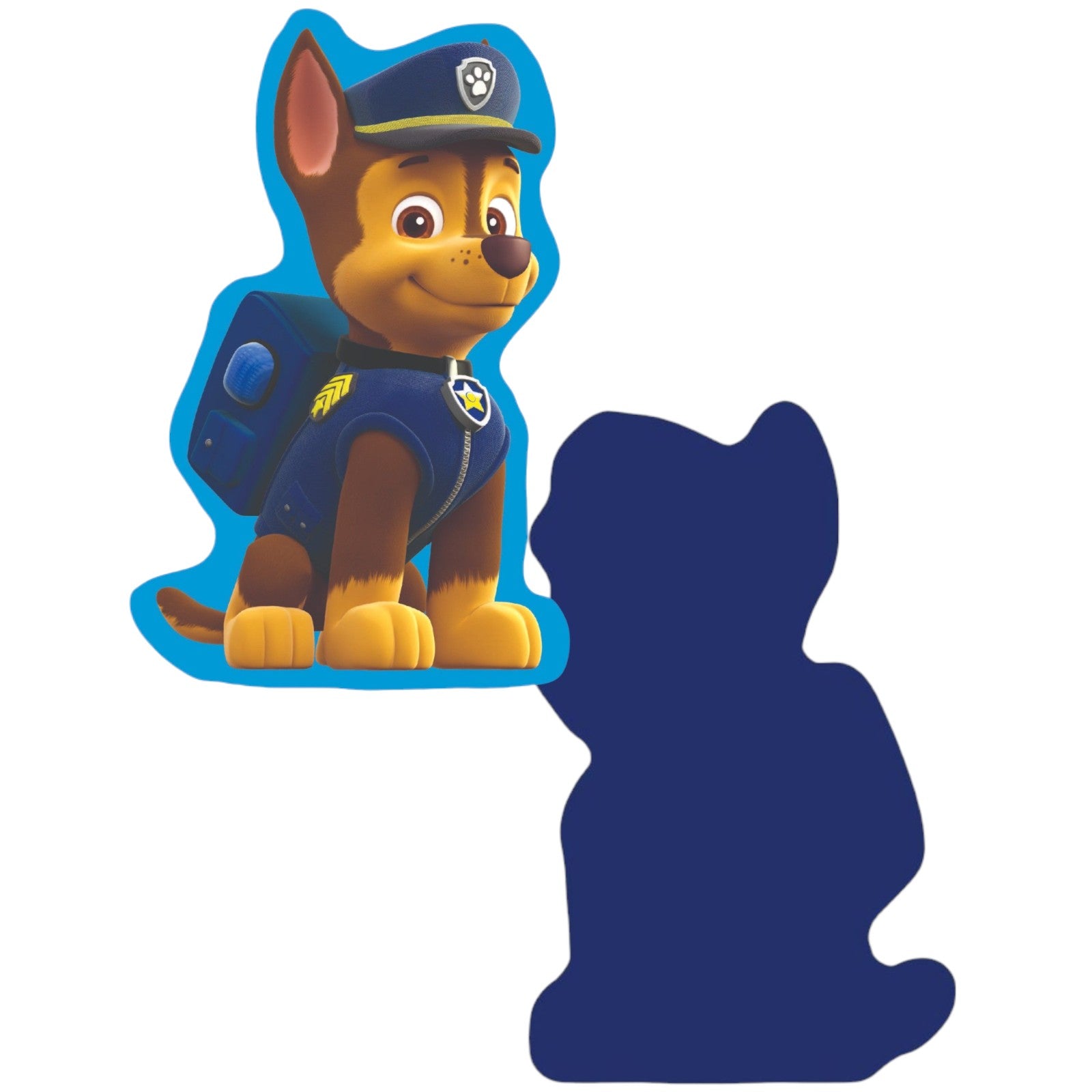 1233809 BrandMac ApS 3D Kissen, Chase aus Paw Patrol Kissen Kumpel Leo neu