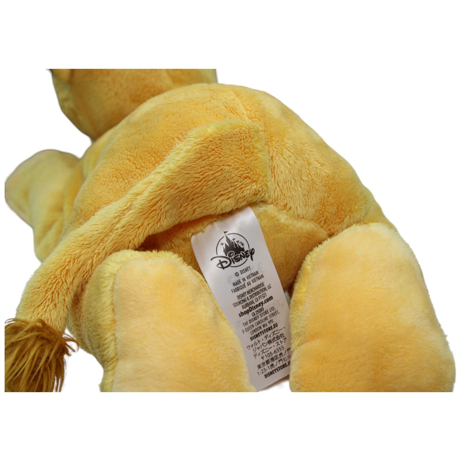 1233816 Disney Disney Shop, Löwe Simba aus König der Löwen Kuscheltier Kumpel Leo Disney Gebraucht