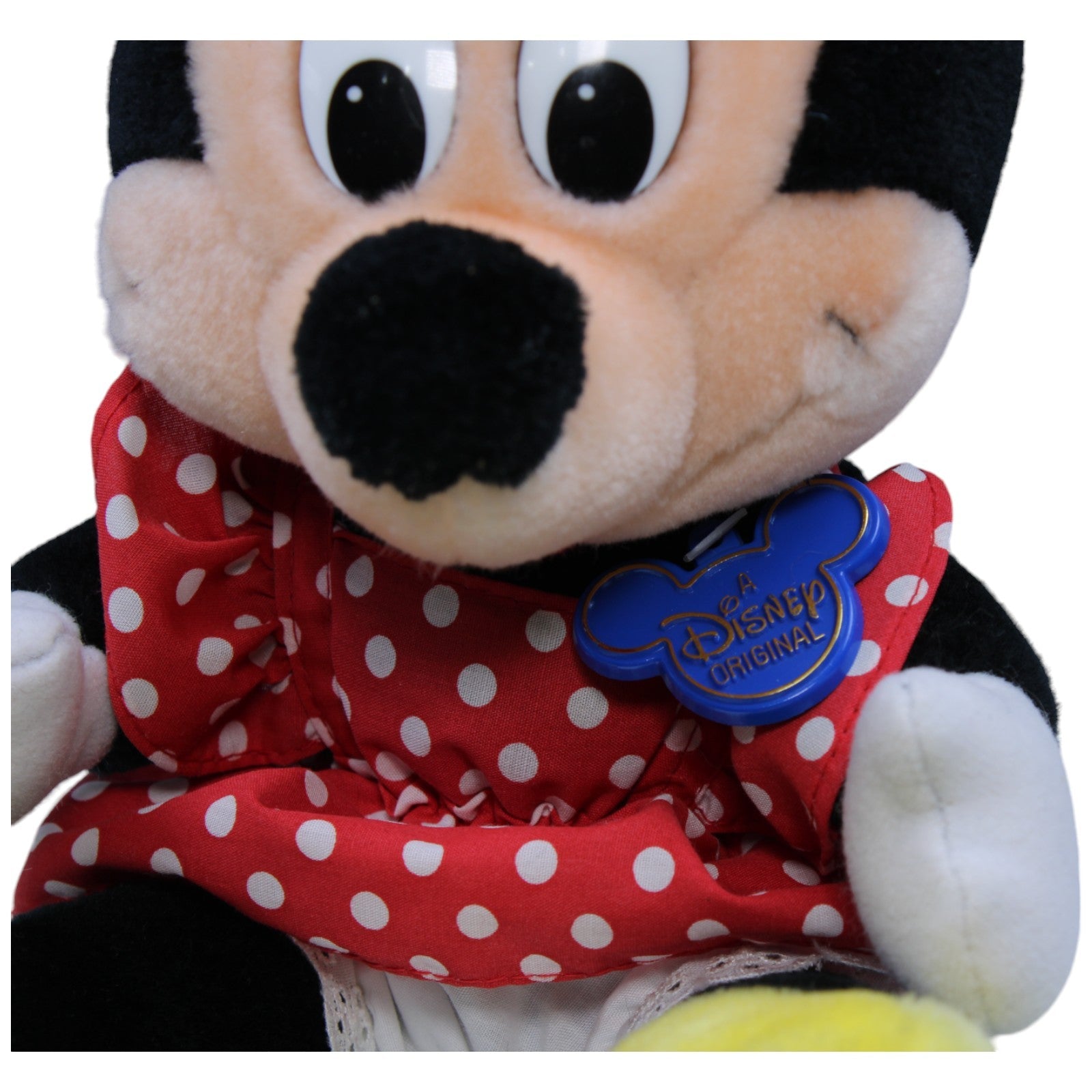 1233820 Disney Vintage Disneyland, Minnie Maus sitzend Kuscheltier Kumpel Leo Disney Gebraucht Vintage