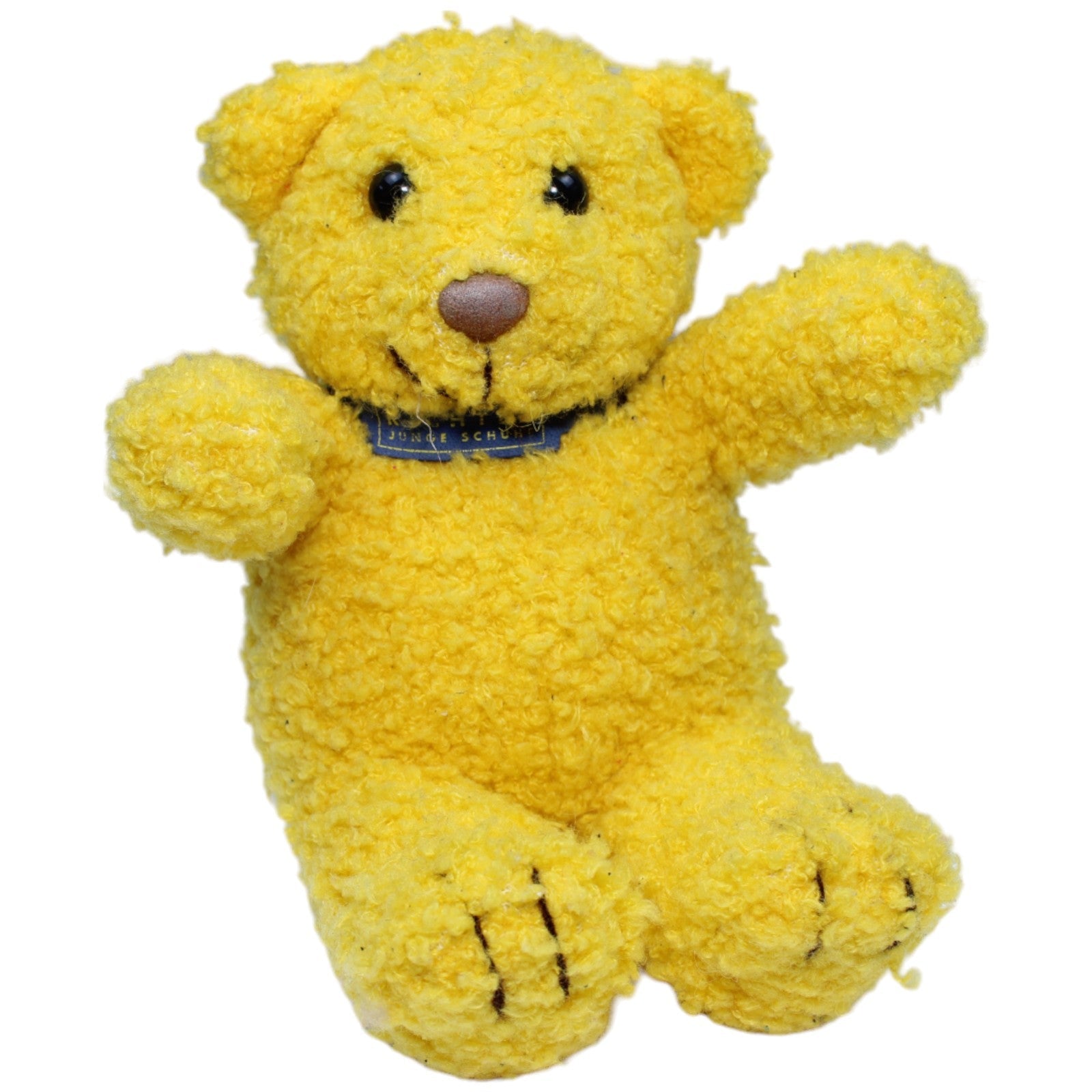 1233824 Original Richter Bär Richter Junge Schuhe Teddybär, gelb Kuscheltier Kumpel Leo Bär Gebraucht Teddy