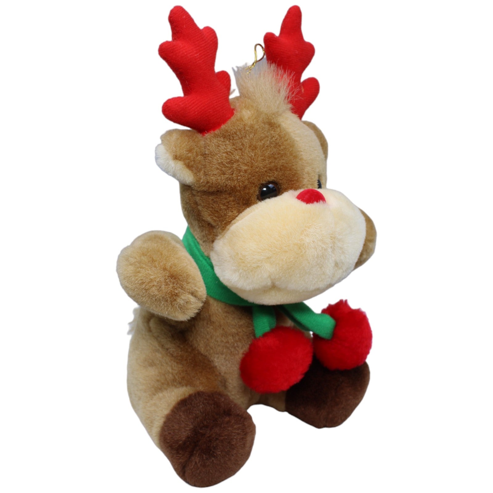 1233825 Windel Rentier Rudolf mit Schal Kuscheltier Kumpel Leo Gebraucht