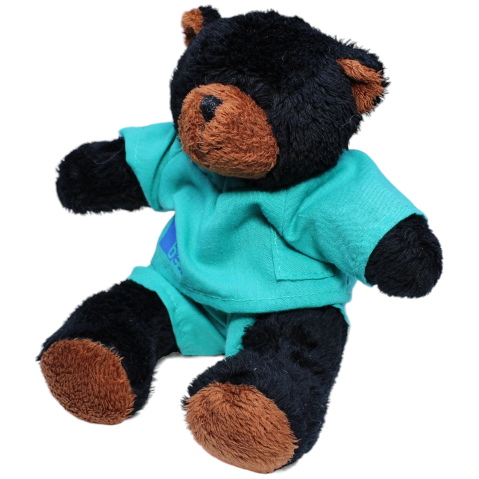 1233831 Minifeet Bess Medizintechnik Arzt Teddybär, schwarz Kuscheltier Kumpel Leo Gebraucht