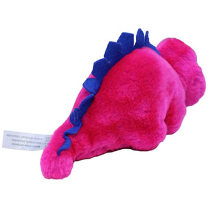 1233847 Happy People Vintage Plüschel, Stegosaurus pink Kuscheltier Kumpel Leo Dinosaurier Gebraucht Vintage