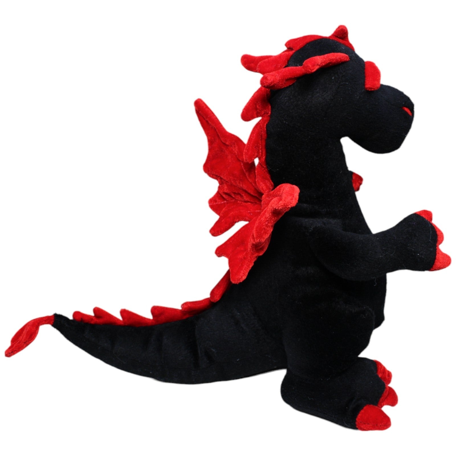 1233869 Simba Drache, schwarz-rot Kuscheltier Kumpel Leo Gebraucht Märchen