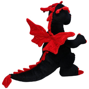 1233869 Simba Drache, schwarz-rot Kuscheltier Kumpel Leo Gebraucht Märchen