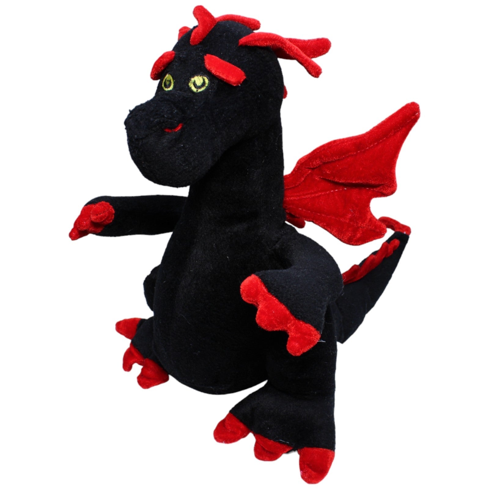 1233869 Simba Drache, schwarz-rot Kuscheltier Kumpel Leo Gebraucht Märchen