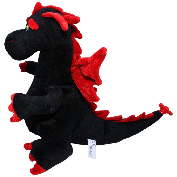 1233869 Simba Drache, schwarz-rot Kuscheltier Kumpel Leo Gebraucht Märchen