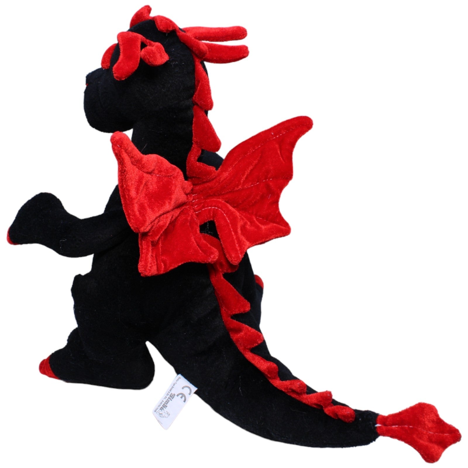 1233869 Simba Drache, schwarz-rot Kuscheltier Kumpel Leo Gebraucht Märchen