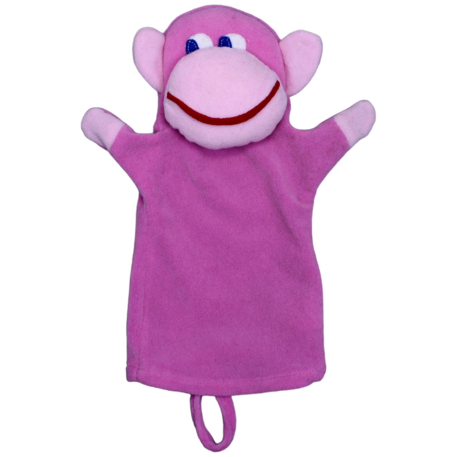 1233887 IKEA Vintage Handpuppe, Affe rosa Handpuppe Kumpel Leo Gebraucht