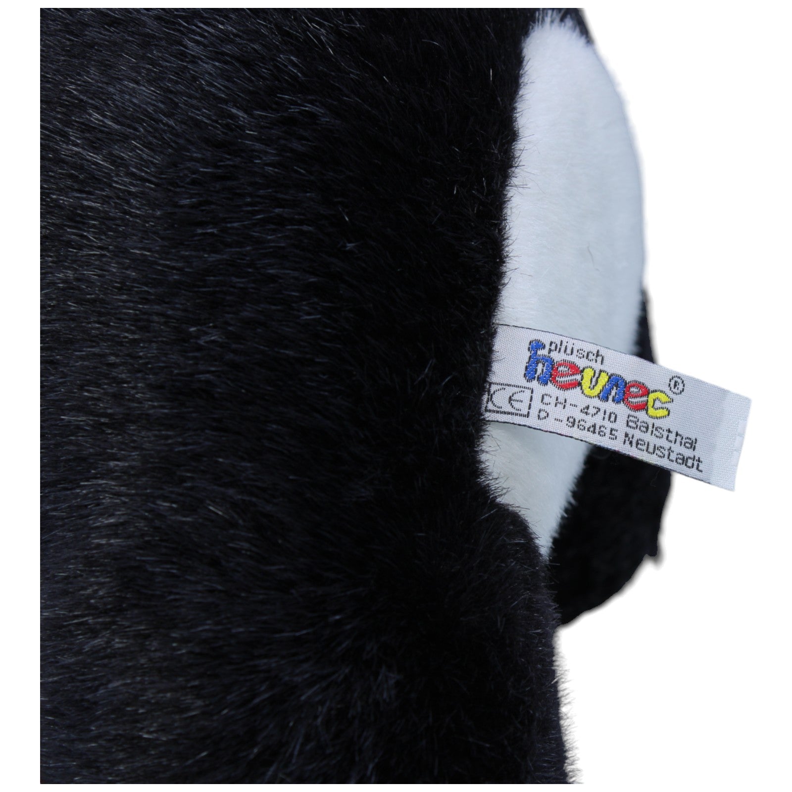 1233972 Heunec Panda mit Schleife, sitzend Kuscheltier Kumpel Leo Gebraucht