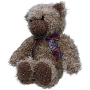 1233973 Mary Meyer Vintage Teddybär mit karierter Schleife Kuscheltier Kumpel Leo Gebraucht