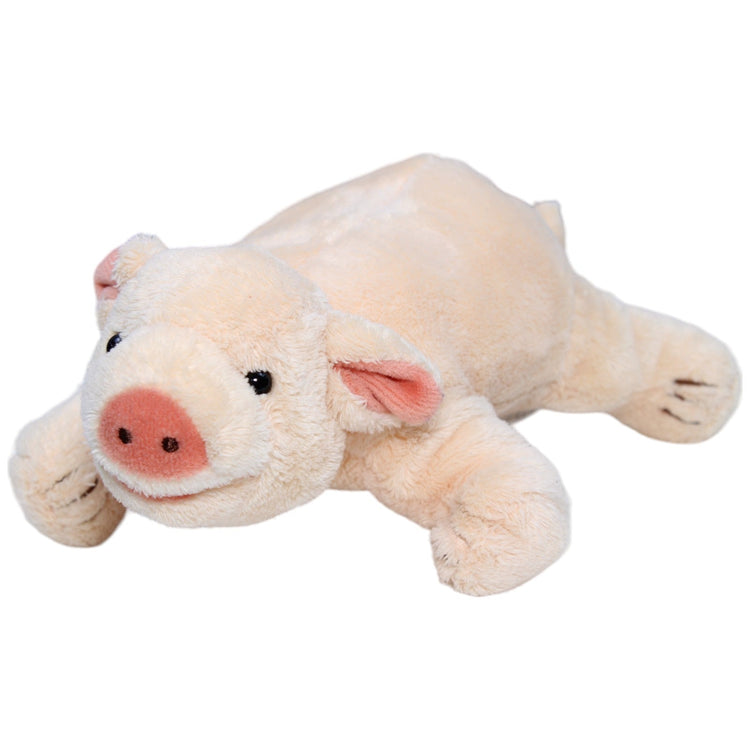 1233991 TCM Quietschendes Glücks-Schwein, rosa Kuscheltier Kumpel Leo Gebraucht Neujahr Silvester