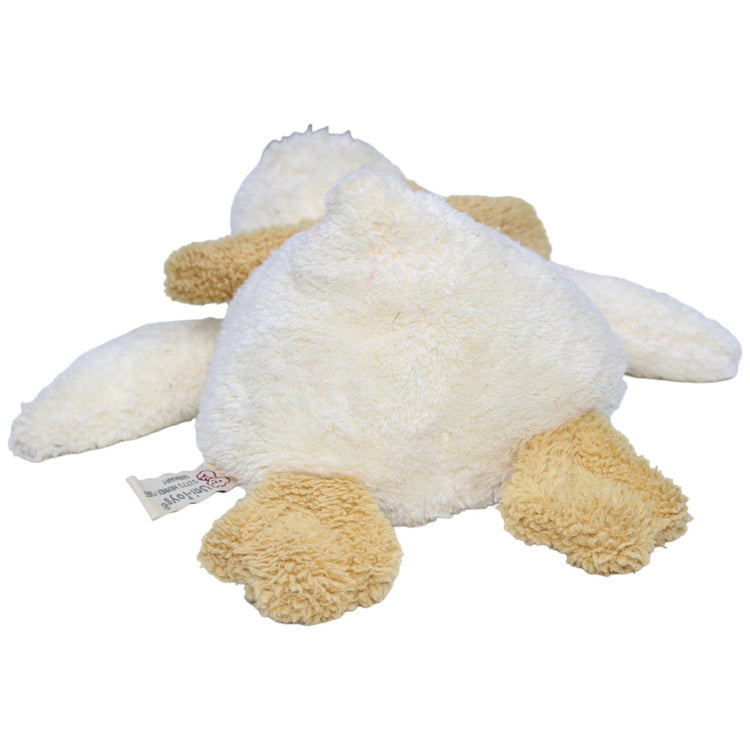 1233992 Uni-Toys Ente beige mit Schal, liegend Kuscheltier Kumpel Leo Gebraucht