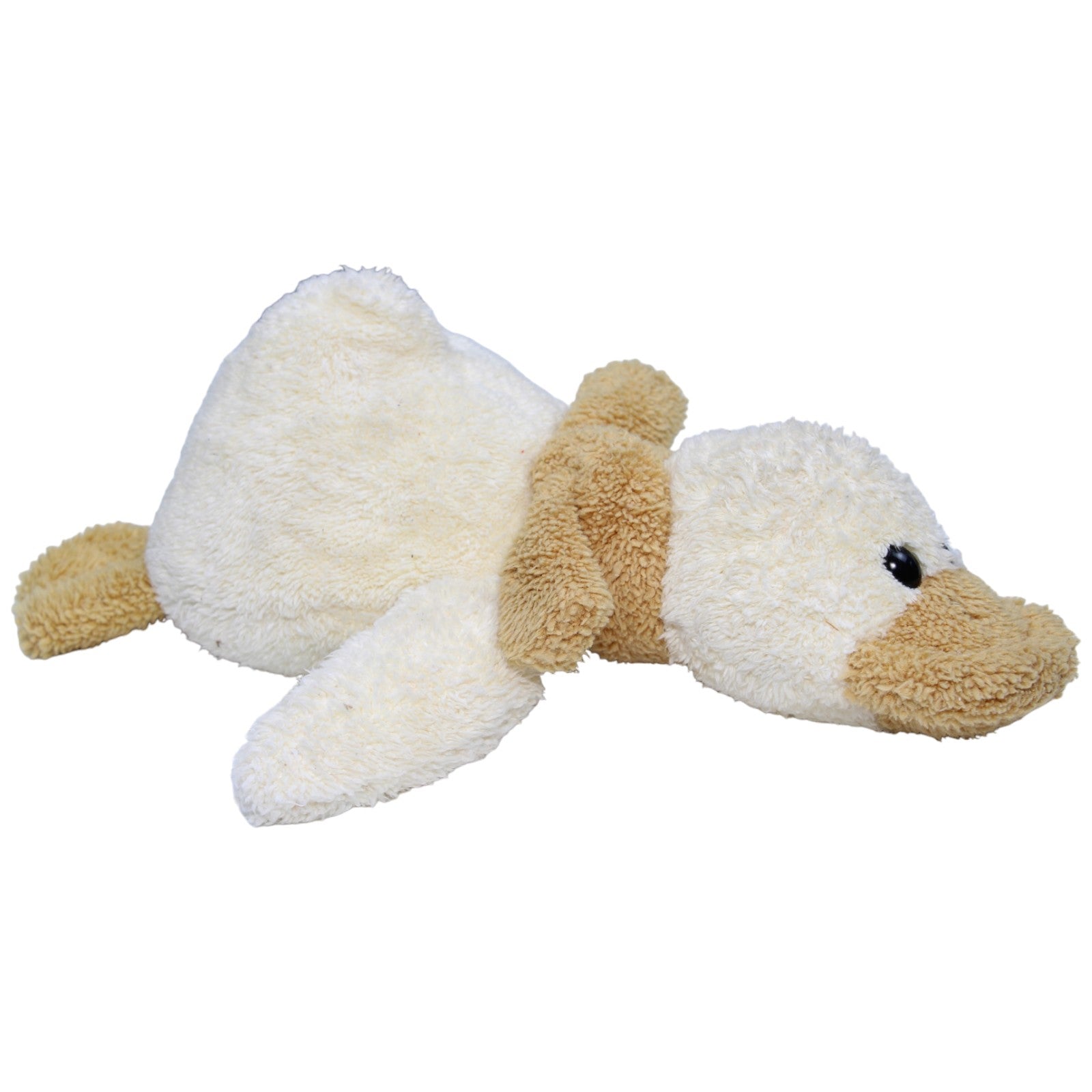 1233992 Uni-Toys Ente beige mit Schal, liegend Kuscheltier Kumpel Leo Gebraucht