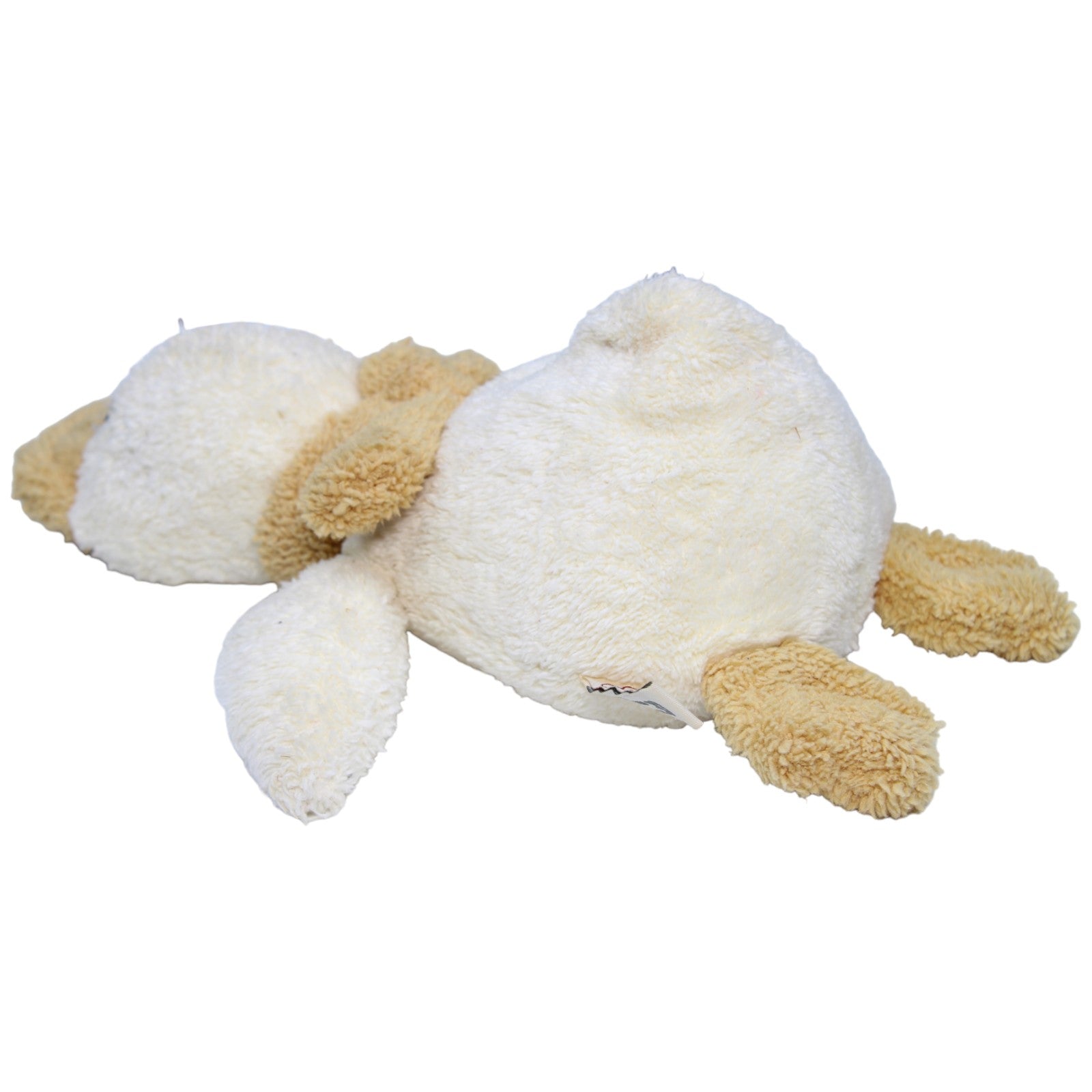 1233992 Uni-Toys Ente beige mit Schal, liegend Kuscheltier Kumpel Leo Gebraucht