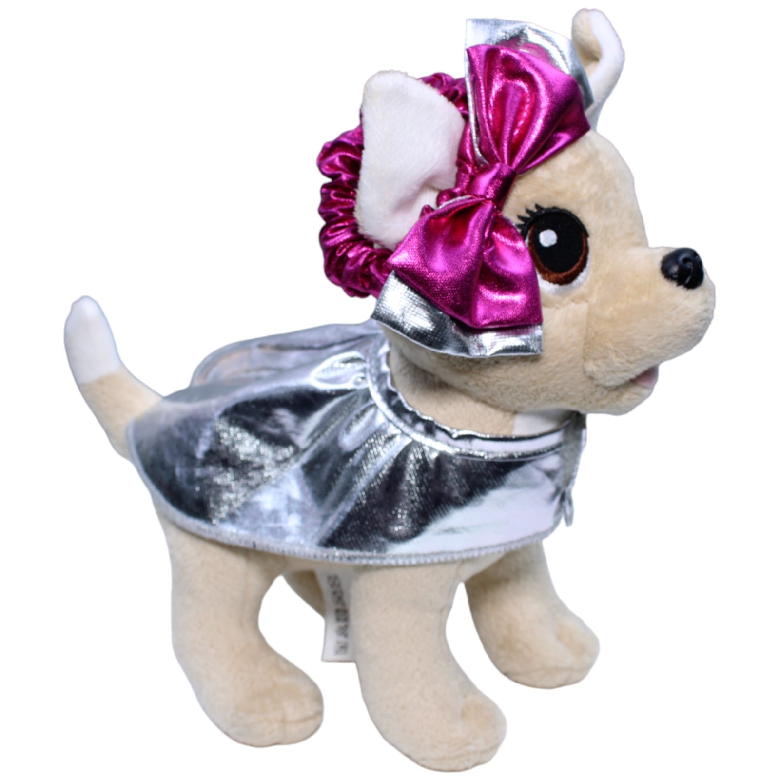 1233993 Simba Hund mit silbernem Mantel, Chi Chi Love Chihuahua Kuscheltier Kumpel Leo Gebraucht