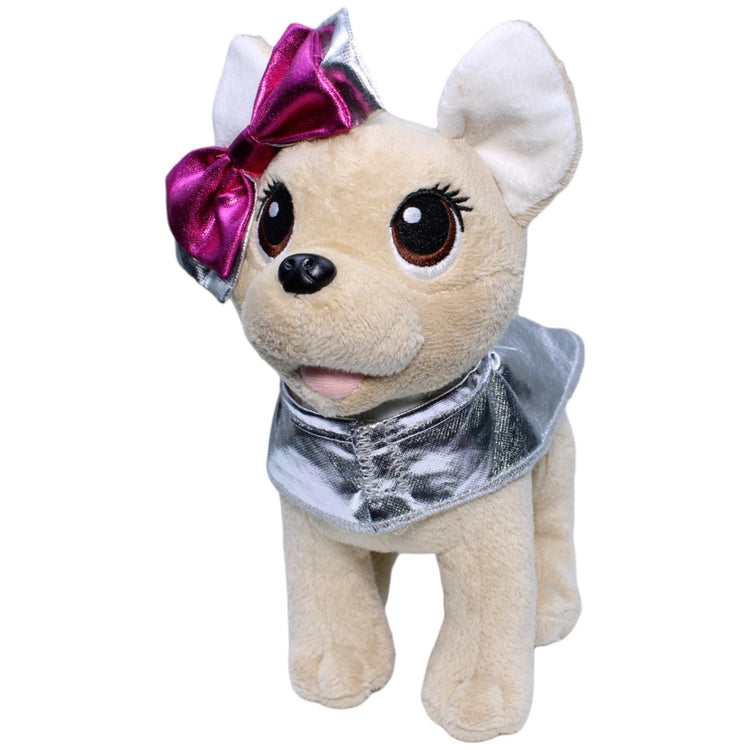 1233993 Simba Hund mit silbernem Mantel, Chi Chi Love Chihuahua Kuscheltier Kumpel Leo Gebraucht