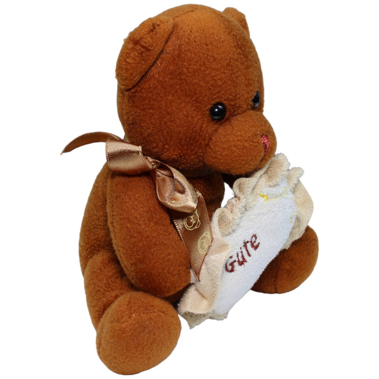 1233997 Unbekannt Teddy mit Kissen " Gute Nacht " Kuscheltier Kumpel Leo Bär Gebraucht Teddybär