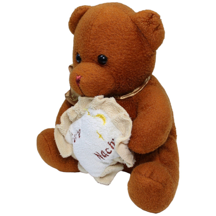 1233997 Unbekannt Teddy mit Kissen " Gute Nacht " Kuscheltier Kumpel Leo Bär Gebraucht Teddybär