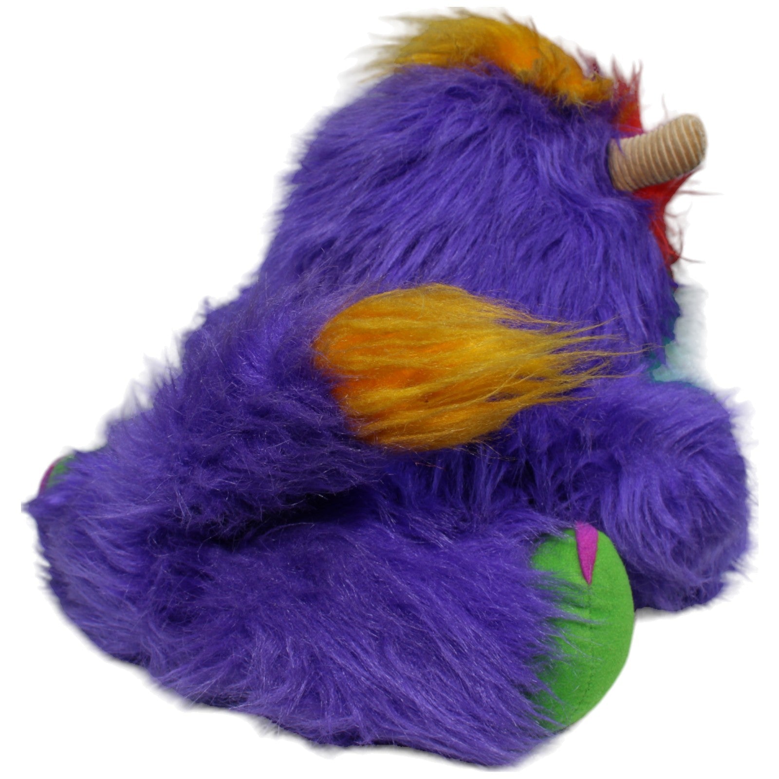 1234001 AmToy Vintage My Monster Pet Handpuppe, lila Handpuppe Kumpel Leo Gebraucht Vintage