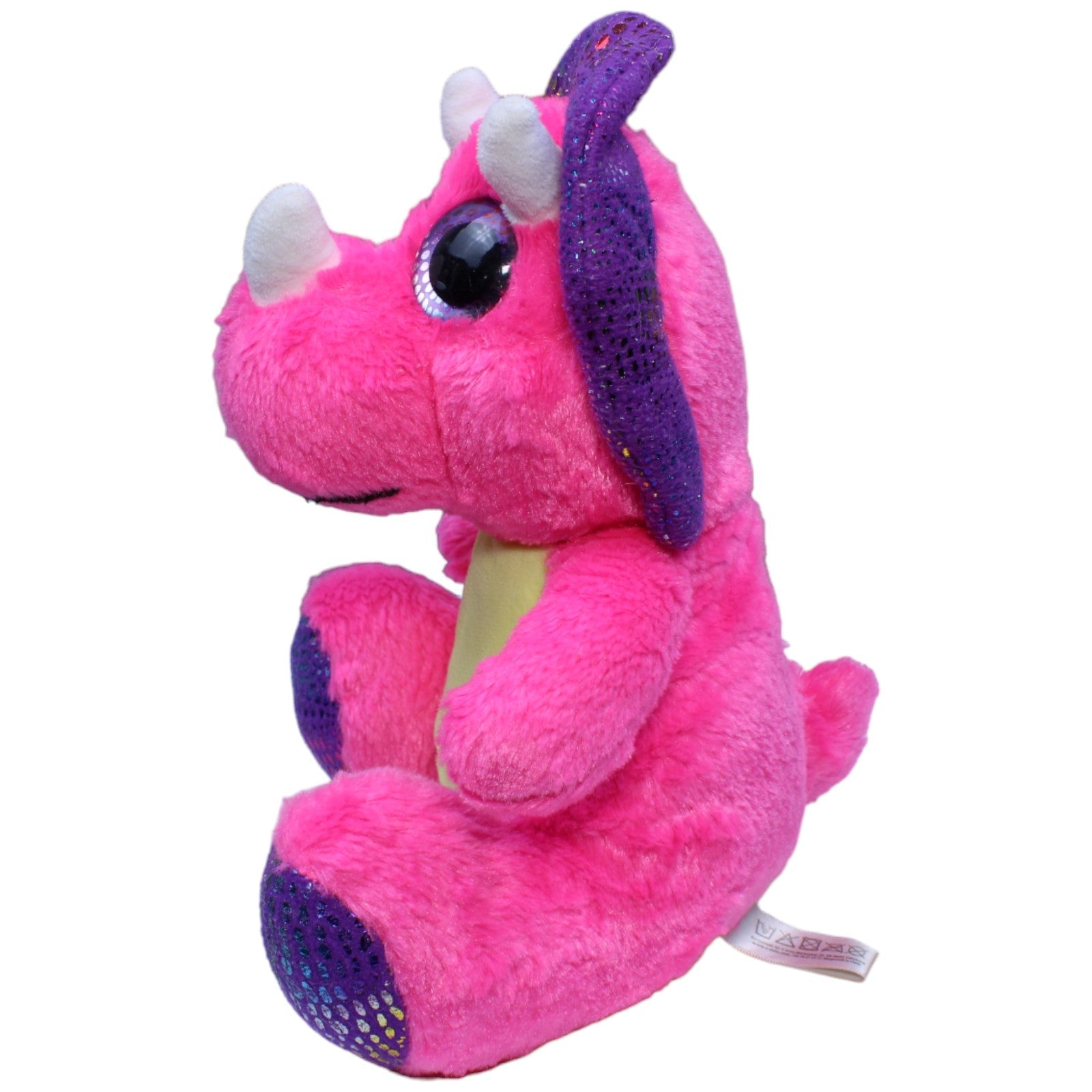 1234020 X-Mile Triceratops pink, sitzend Kuscheltier Kumpel Leo Gebraucht