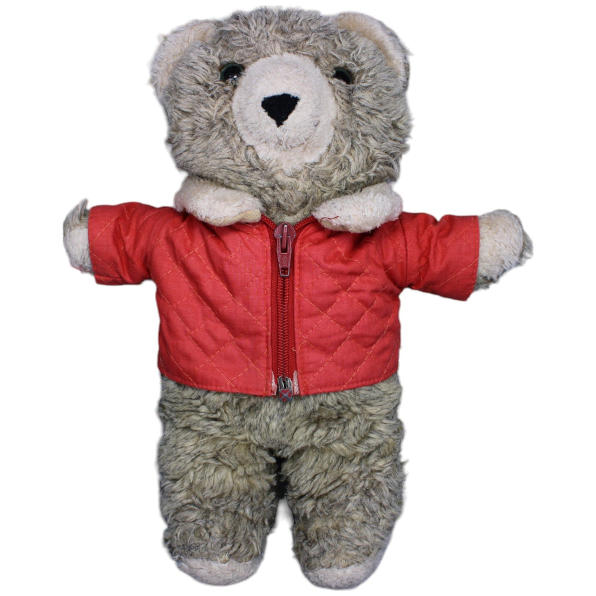 1234029 Unbekannt Teddybär mit roter Jacke Kuscheltier Kumpel Leo Gebraucht