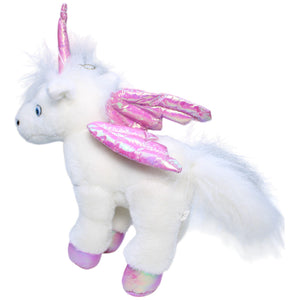 1234035 Kaufmann Pegasus Einhorn mit rosa Flügeln Kuscheltier Kumpel Leo Fantasy Gebraucht